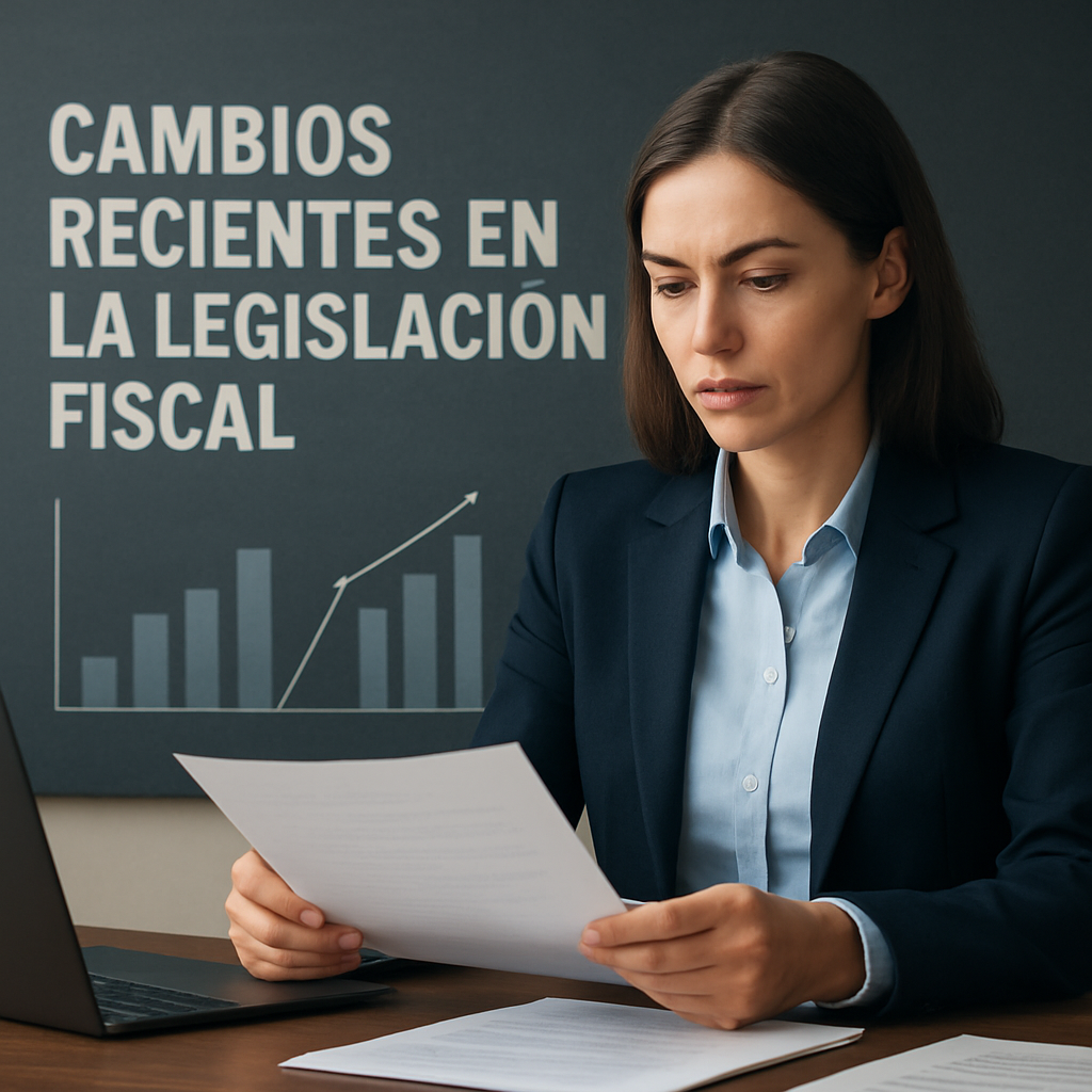 Cambios recientes en la legislación fiscal
